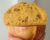 Foto langkah ke 18 dari resep Turmeric Curry Leaves Sourdough Bread.