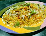 A picture of step 10 of Kachy gosht ki biryani.