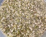 A picture of step 1 of Green Moong dal Pakoda - Mumbai Street Food.