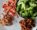 Gambar langkah 2 resipi Peria masak taucu.