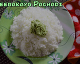 பீரக்காயா பச்சடி (ரிட்ஜ் கோர்ட் சட்னி) ரெசிபி ஸ்டேப் 7 புகைப்படம்