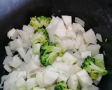 Foto del paso 2 de la receta: Crema de guisantes y coliflor
