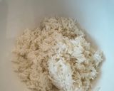 A picture of step 1 of Cold Rice Salad - and Yes It Uses Up Everything So Nearly FREEEE - and Yummeee :P.