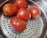 A picture of step 2 of Red sauce vegetables Italian pasta.