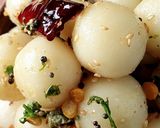 A picture of step 1 of Goli idli.