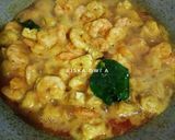 Foto langkah ke 7 dari resep Udang Tahu Masak Kuning.