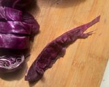 Foto del paso 2 de la receta: Guiso de Col morado con carne vegetariano o vegano