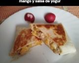 Foto del paso 13 de la receta: Piadina rellena de pollo con mango y salsa de yogur