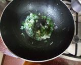 A picture of step 1 of Egg fried rice.