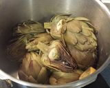 Foto del paso 1 de la receta Alcachofas con jamón