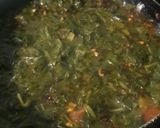 A picture of step 6 of Sarson Palak And Bathua Saag.