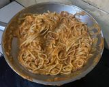 Foto langkah ke 5 dari resep Fettucine Chicken Marinara.