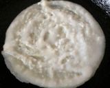 A picture of step 7 of Kheer'r Patishapta pithe (a traditional Bengali sweet delicacy).