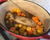 Une image de l'étape 9 de Filet mignon aux carottes bicolores et olives.