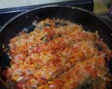 Foto del paso 2 de la receta: Arroz yamaní salteado con vegetales con sabor oriental