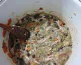Foto del paso 3 de la receta: Revuelto cremoso de zapallitos y frijoles negros