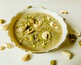 A picture of step 5 of Chiru paruppu paal payasam (Moong dal coconut milk payasam).