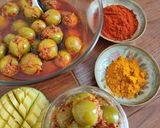 कैरी गुंदे का अचार (Keri gunde ka achar recipe in Hindi) रेसिपी चरण 4 फोटो
