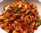Foto langkah ke 7 dari resep Cumi Saus Padang.