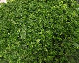 A picture of step 2 of Ghormeh sabzi (Persian herbs stew).