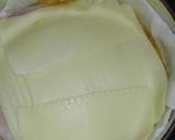 Foto del paso 3 de la receta: Tortilla de patatas en hojaldre rellena de jamón de york y queso 