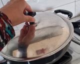 A picture of step 2 of Roasted Green chana popta.