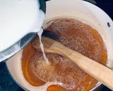 A picture of step 7 of Thirunelveli halwa.