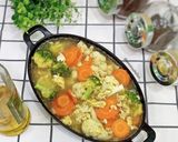 Foto langkah ke 6 dari resep Sup Sayur Telur Orak-arik, Simpel dan Sehat.