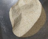 A picture of step 1 of Upma.