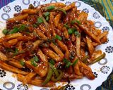 हनी चिली पोटैटो (honey chilli potato recipe in Hindi) रेसिपी चरण 5 फोटो