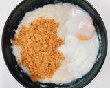 รูปขั้นตอนการทำที่ 5 ของ (คลีน) โจ๊กข้าวโอ๊ตไข่ขาว สูตรไมโครเวฟ 3 นาที !