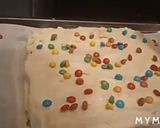 A picture of step 10 of Melt in your mouth vanilla cake birthday!!!!.