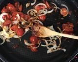 Une image de l'étape 3 de Linguine duo de tomates.