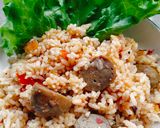 Foto langkah ke 4 dari resep Nasi Goreng Bakso.