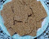 A picture of step 5 of Quinoa Til Chikki.