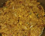 A picture of step 21 of Layered Biryani.