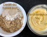 Diós - vajas felvert recept fázis 1 fotója