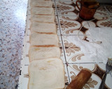 Foto del paso 2 de la receta: Rosa de Fiambre. (sándwich enrollado al horno)