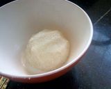 A picture of step 3 of Choco coconut roll.