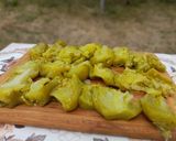 Zöldparadicsom saláta recept fázis 2 fotója