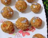 सत्तू ड्राईफ़्रूट्स कोकोनट लड्डू(sattu dryfruits coconut laddu re रेसिपी चरण 11 फोटो