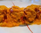 Foto del paso 9 de la receta: Pimientos del piquillo rellenos de carne en salsa de pimientos