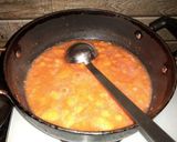 A picture of step 4 of Banana kesari.