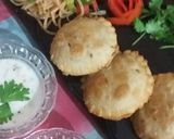 A picture of step 1 of Chicken chinees Round parcel Samosa.