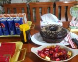 صورة لخطوة 2 من وصفة كيكة بالشوكولاتة ♥