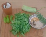 A picture of step 1 of Bottle gourd Chutney.