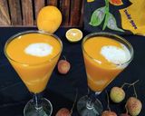 A picture of step 5 of Lychee Mango Drink.