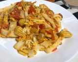 泡菜蔬菜炒粄條的食譜步驟5照片