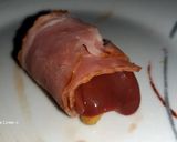 Baconös mustáros csirkemáj recept fázis 4 fotója