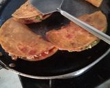 A picture of step 6 of Desi Jowar Chana Quesadilla.